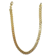 18K Gold Filled Cuban Chain 5mm 10” Anklet