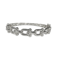 Buckle Chain Link Bangle Cuff Bracelet
