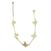 Butterfly Family Charm Bracelet