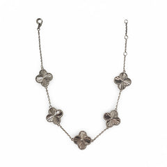 Ridged Flora 5 Station Bracelet