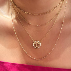 Large Tree of Life Sparkle Necklace