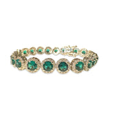 May Round Emerald 7” Tennis Bracelet