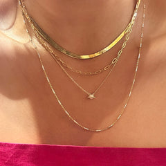 Opaline Saturn Planet White Opal Mini Necklace