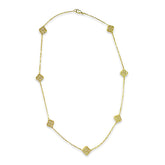 Flora 7 Pave Station Necklace