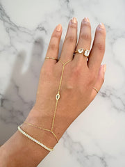 Evil Eye Hand Chain