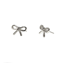 Ribbon Bow Studs
