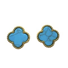 Gold Filled Flora Color Earrings
