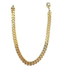 18K Gold Filled Thick Cuban Chain 7mm 10” Anklet