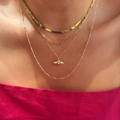 Sterling Silver Queen Bee Necklace