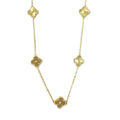 Gold Filled Flora Ridged Necklace