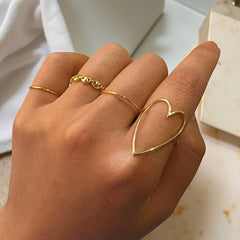 Heart Outline Ring