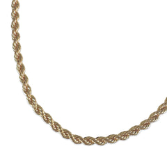 Joellery Gold Filled 20” Rope Chain Necklace