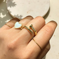 Nail Wrap Shine Ring