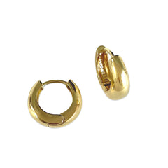 Agatha Gold Filled Thick Huggies