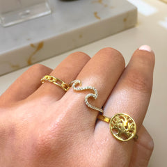 Plain Tree Of Life Ring