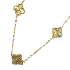 Gold Filled Flora Ridged Necklace