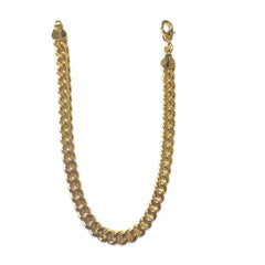 Gold Filled Thick Cuban 8” Bracelet