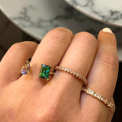 Noelia Bamboo Eternity Ring