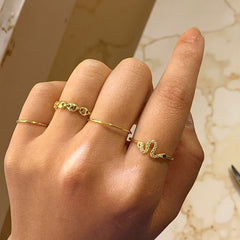 Noelia Small Gucci Chain Link Ring