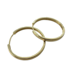 Gold Filled Thin Huggie Hoops