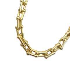 Gold Filled Buckle Chain Link Bracelet
