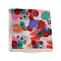 Summer Flower Silk Scarf