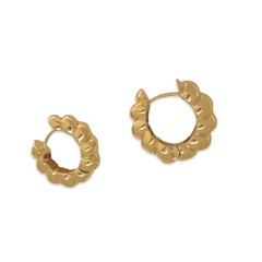 Gold Filled Thick Twist Huggies