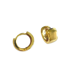 Tabatha Gold Filled Thick Huggies