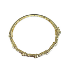 Buckle Chain Link Bangle Cuff Bracelet