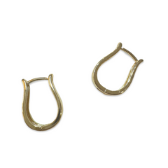 Gold Filled Snap U Huggies Hoops