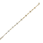 Ally Mini Flora Cluster Bezel Station Bracelet