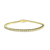 Amy Brass Tennis Bracelet