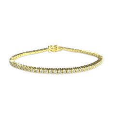 Amy Brass Tennis Bracelet