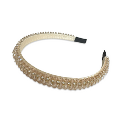 Handmade Crystal Beaded Gem Headband