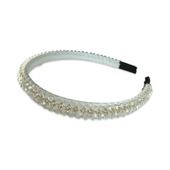 Handmade Crystal Beaded Gem Headband