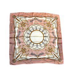 Noellery Pink Roped Silk Scarf