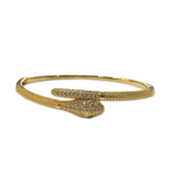 Gold Filled Dainty Snake Cuff Bracelet