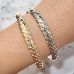 Gold Filled Dyana Twist Cuff