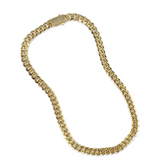 Joellery White Gold Filled 20”,22” 10mm Long Cuban Buckle Chain