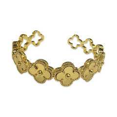 Gold Filled Ridged Flora Cuff