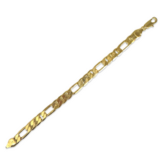 Gold Filled Flat Figaro 8mm 7” Bracelet
