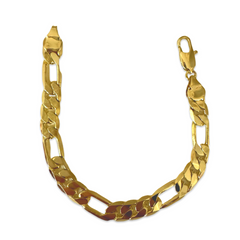 Gold Filled Flat Figaro 8mm 7” Bracelet