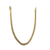 Gold Filled Thin Cuban 7” Bracelet