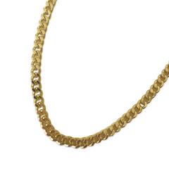 Gold Filled Thin Cuban 7” Bracelet