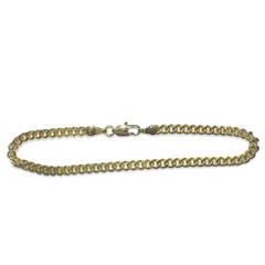 Gold Filled Thin Cuban 7” Bracelet