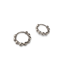 Haggy Thicker Dot Textured Hoops