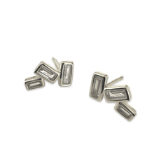 Clara Baguette Cluster Studs