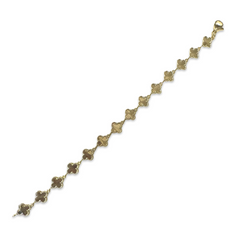 Flora Metal Channel Bracelet