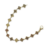 Flora Metal Channel Bracelet