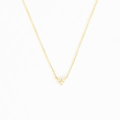 Isabella Triple Stone Necklace